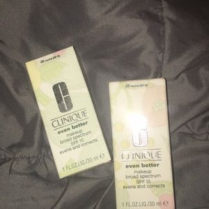 2 Clinique even better makeup foundation 5 fair